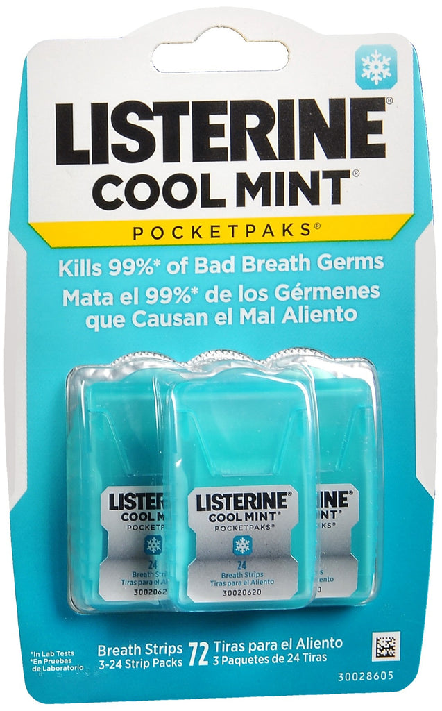 Listerine PocketPaks Breath Strips Cool Mint