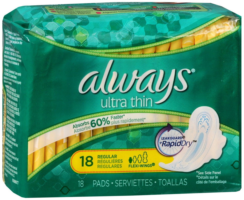 Always Ultra Thin Pads with Flexi Wings Regular