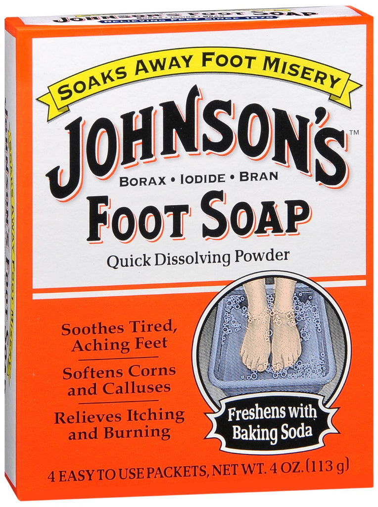 Johnson's Foot Soap Powder Packets