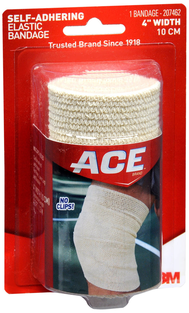 ACE Self-Adhering Elastic Bandage 4 Inch Width