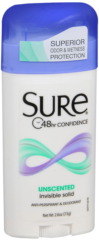 Sure Anti-Perspirant & Deodorant Invisible Solid Unscented