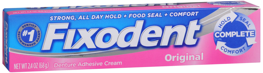 Fixodent Denture Adhesive Cream Original