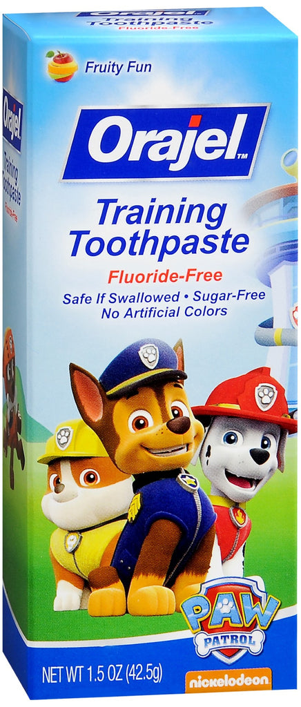 Orajel Training Toothpaste Paw Patrol Fruity Fun Flavor