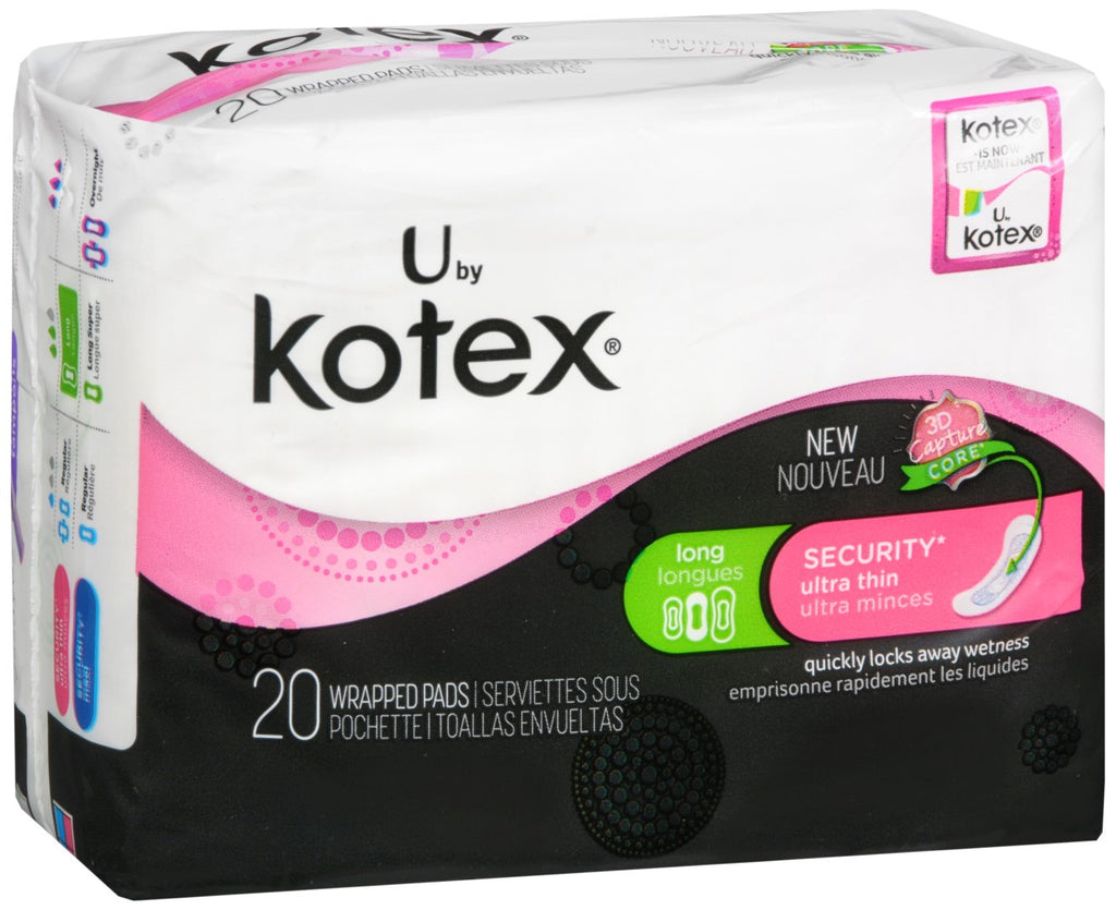 U by Kotex Security Ultra Thin Pads Long