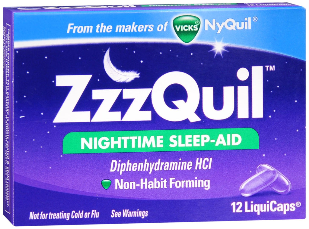 ZzzQuil Nighttime Sleep-Aid LiquiCaps