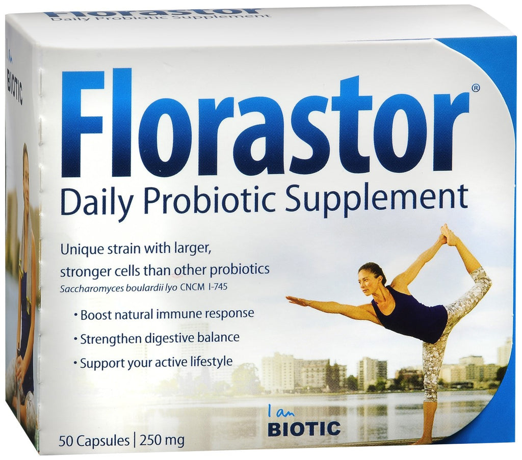 Florastor Daily Probiotic Supplement Capsules