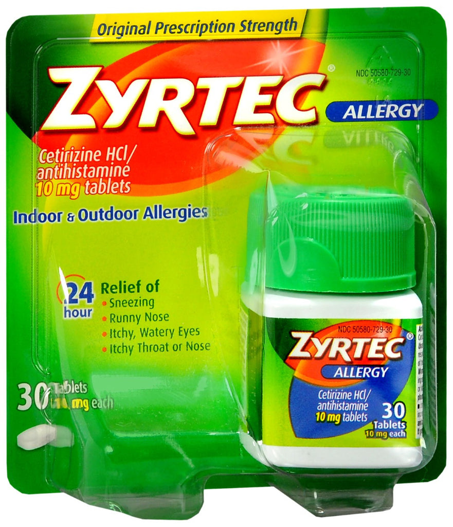 Zyrtec Allergy 10 mg Tablets