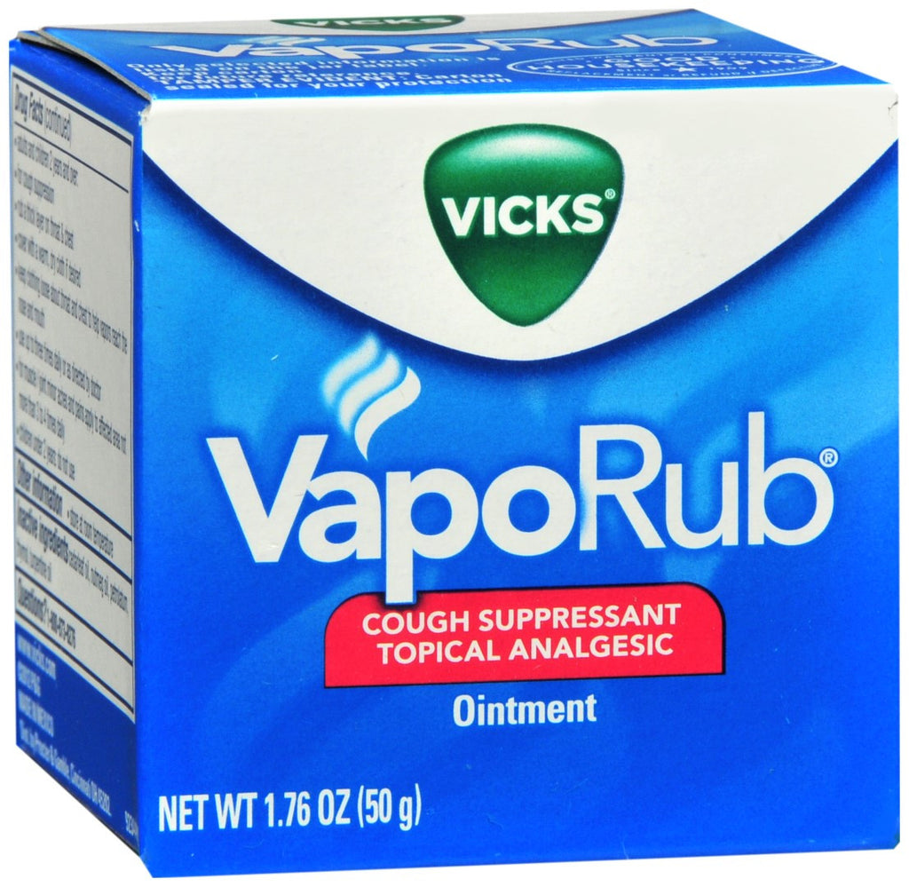 Vicks VapoRub Cough Suppressant Topical Analgesic Ointment