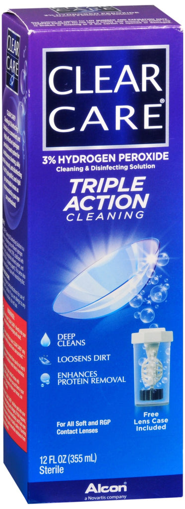 Clear Care Contact Lens Cleaning Disinfecting Solution