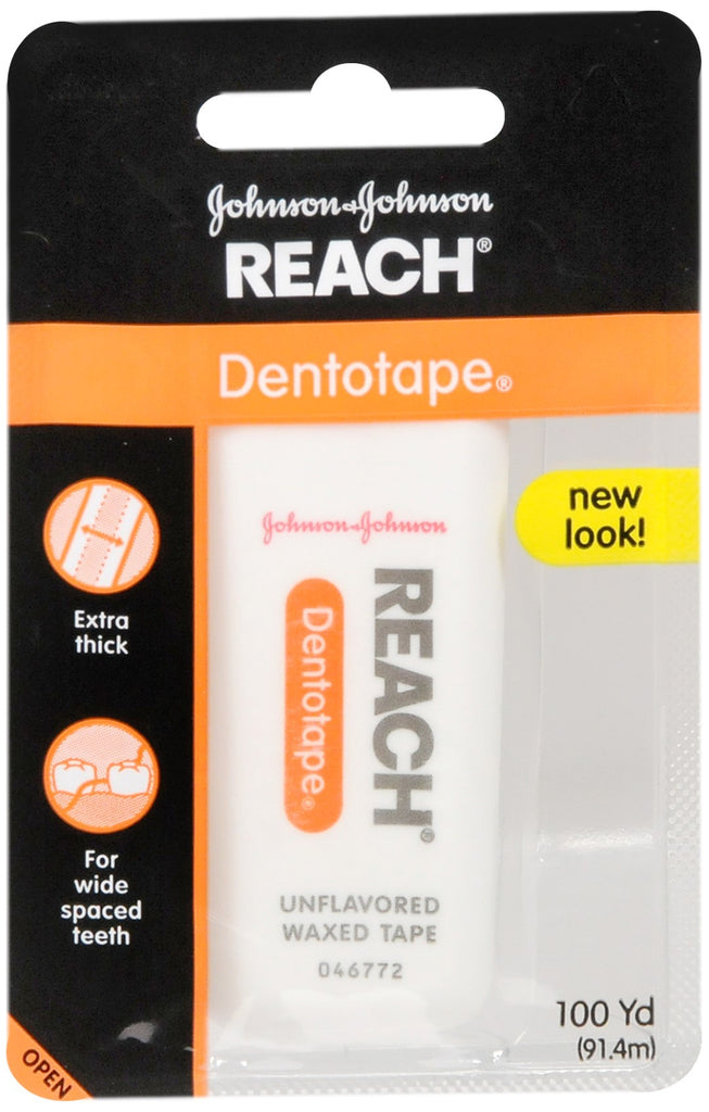 Johnson & Johnson REACH Dentotape Floss Unflavored