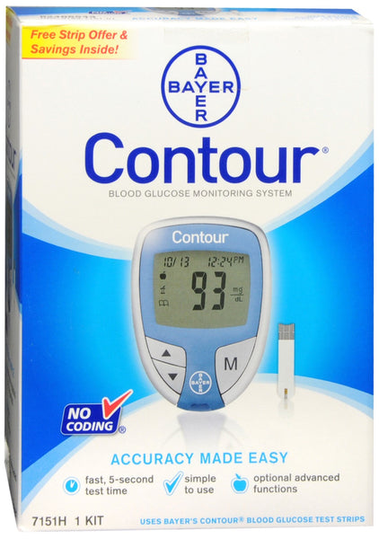 CONTOUR Blood Glucose Monitoring System Blue