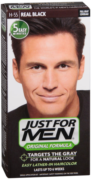 JUST FOR MEN Original Formula Haircolor Real Black H-55