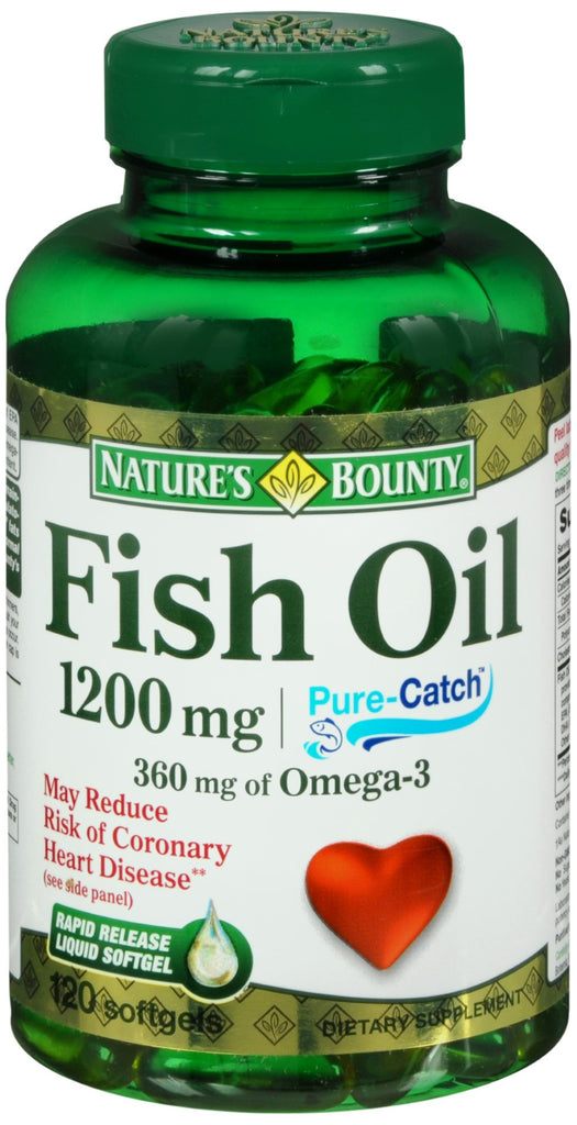 Nature's Bounty Fish Oil 1200 mg Softgels