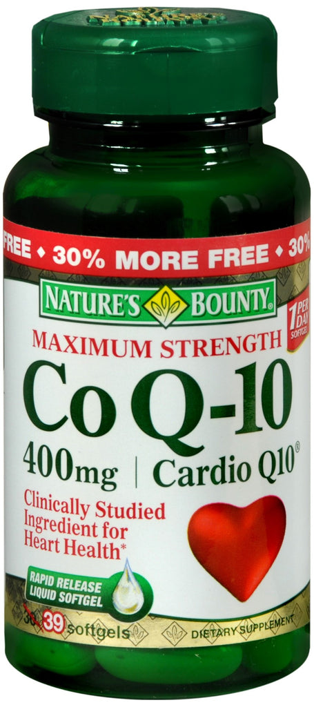 Nature's Bounty Co Q-10 400 mg Softgels Maximum Strength