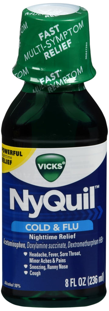 Vicks NyQuil Cold & Flu Nighttime Relief Liquid