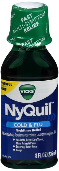 Vicks NyQuil Cold & Flu Nighttime Relief Liquid