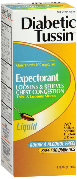 Diabetic Tussin Expectorant Liquid