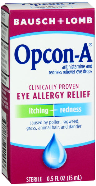 Bausch + Lomb Opcon-A Eye Drops