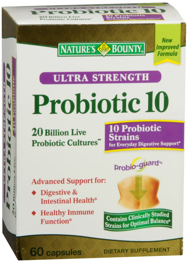 Nature's Bounty Ultra Strength Probiotic 10 Capsules