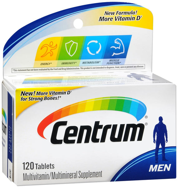 Centrum Men Multivitamin/Multimineral Supplement Tablets