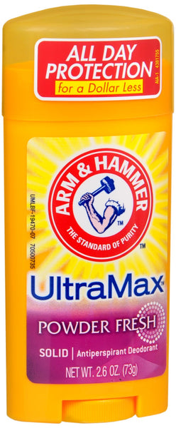 ARM & HAMMER ULTRAMAX Anti-Perspirant Deodorant Solid Powder Fresh