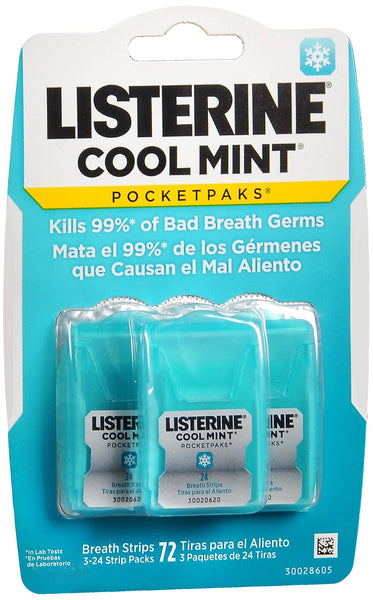 Listerine PocketPaks Breath Strips Cool Mint