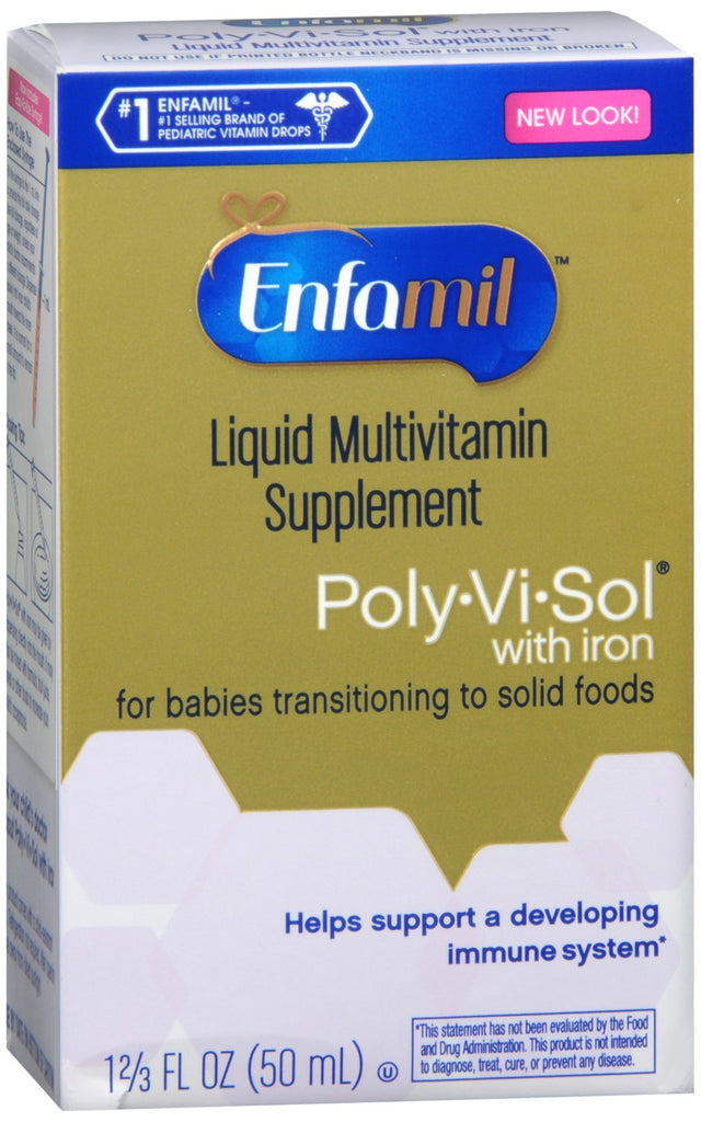 Enfamil Poly-Vi-Sol with Iron Liquid Multivitamin Supplement