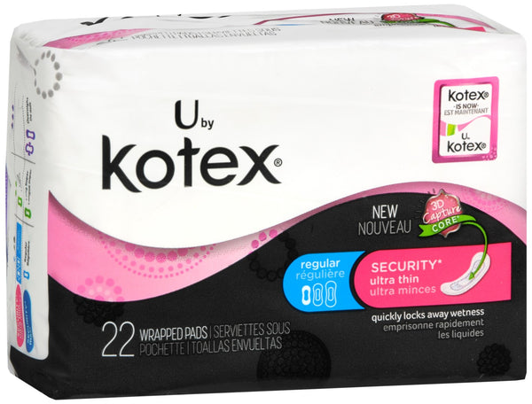 U by Kotex Security Ultra Thin Pads Regular