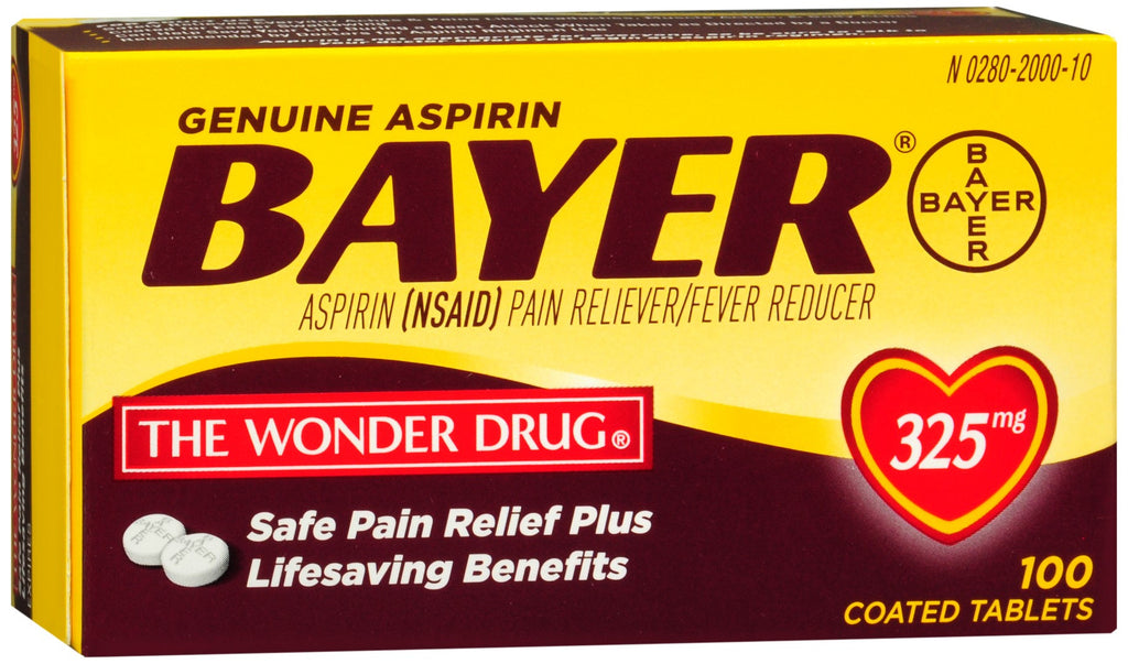 Bayer Aspirin 325 mg Coated Tablets