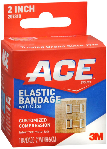 ACE Elastic Bandage with Clips 2 Inch
