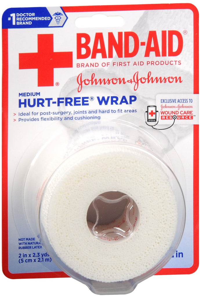 BAND-AID Hurt-Free Wrap Medium 2 in