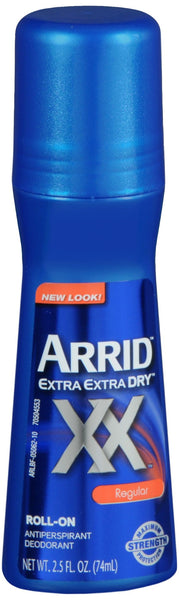 ARRID XX Extra Extra Dry Antiperspirant Deodorant Roll On Regular