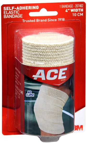ACE Self-Adhering Elastic Bandage 4 Inch Width