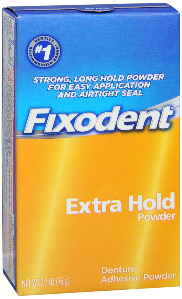 Fixodent Denture Adhesive Powder Extra Hold