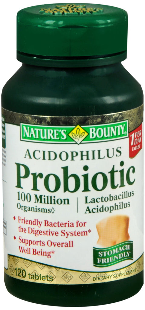 Nature's Bounty Acidophilus Probiotic Dietary Supplement Tablets