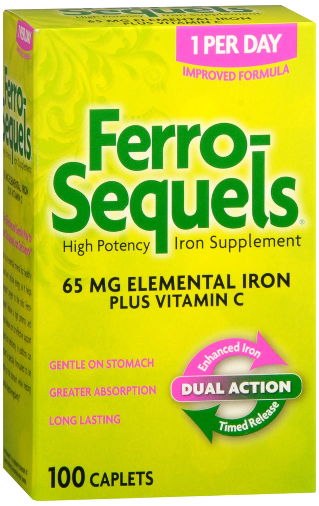 Ferro-Sequels High Potency Iron Supplement Caplets