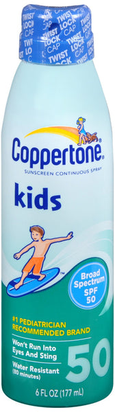 Coppertone Kids Sunscreen Continuous Spray SPF 50