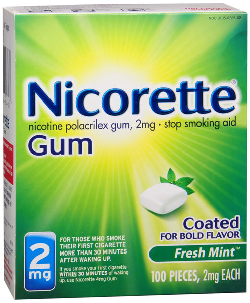 Nicorette Gum Fresh Mint 2 mg