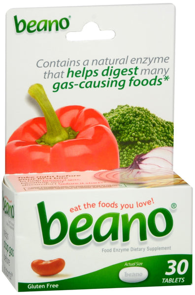 Beano Food Enzyme Tablets