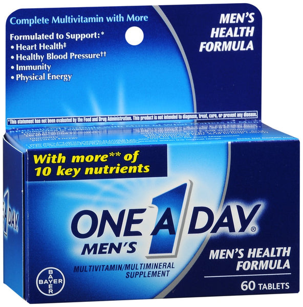 One A Day Men's Health Formula Multivitamin/Multimineral Supplement Tablets