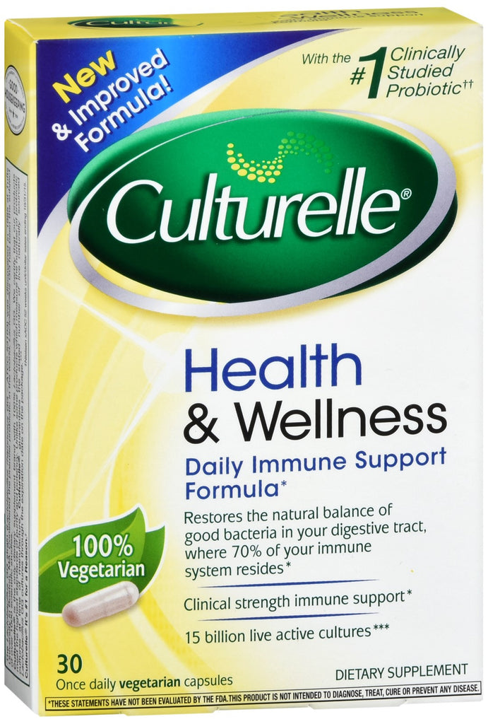 Culturelle Health & Wellness Daily Immune Support Formula Dietary Supplement Capsules