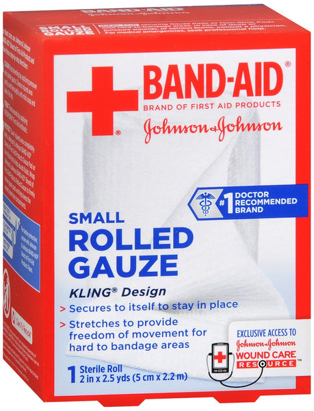 BAND-AID Rolled Gauze Small