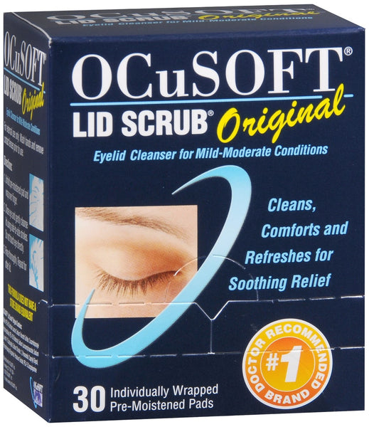 OCuSOFT Lid Scrub Original Eyelid Cleanser Pre-Moistened Pads