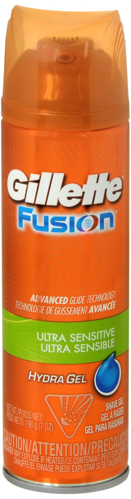 Gillette Fusion HydraGel Shave Gel Ultra Sensitive