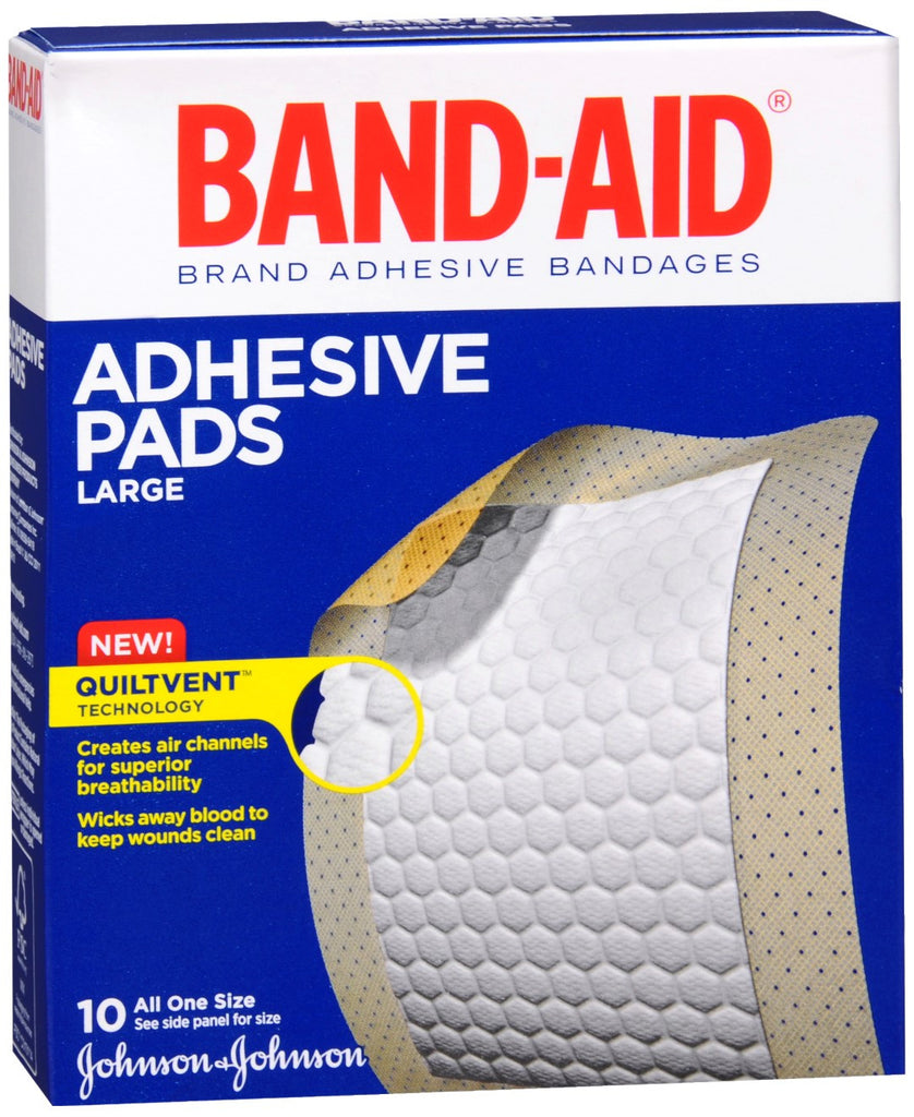 BAND-AID Adhesive Pads All One Size