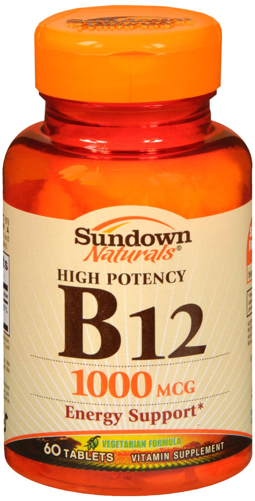 Sundown Naturals B12 1000 mcg Tablets