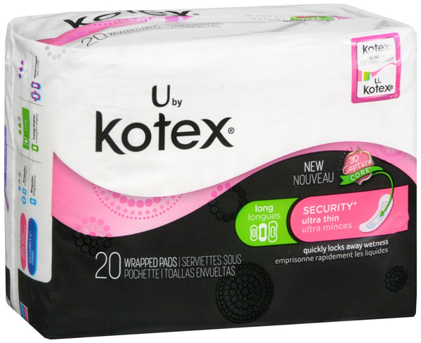 U by Kotex Security Ultra Thin Pads Long