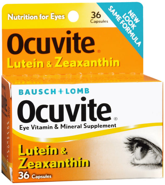 Bausch + Lomb Ocuvite Lutein & Zeaxanthin Capsules