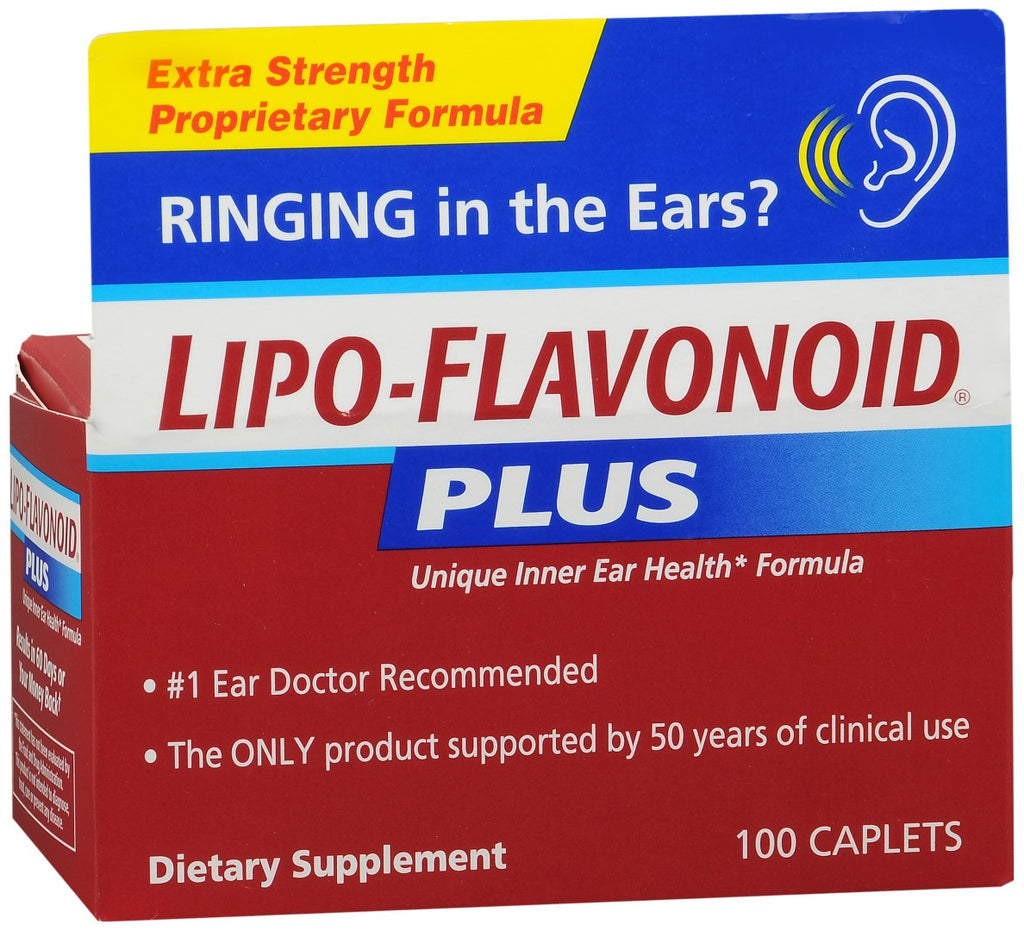 Lipo-Flavonoid Plus Unique Ear Health Formula Dietary Supplement Caplets