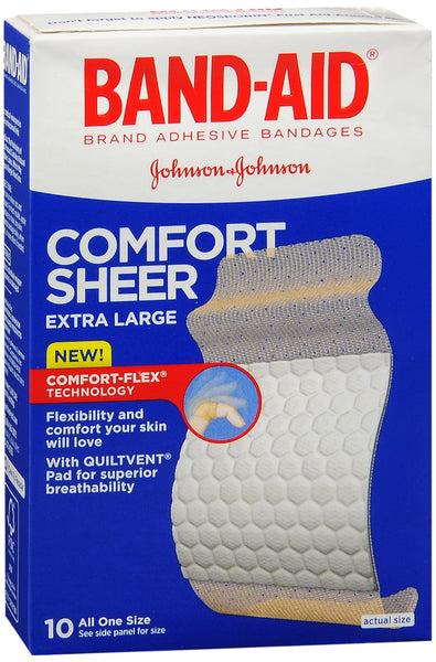 BAND-AID Comfort Sheer Bandages Extra Large